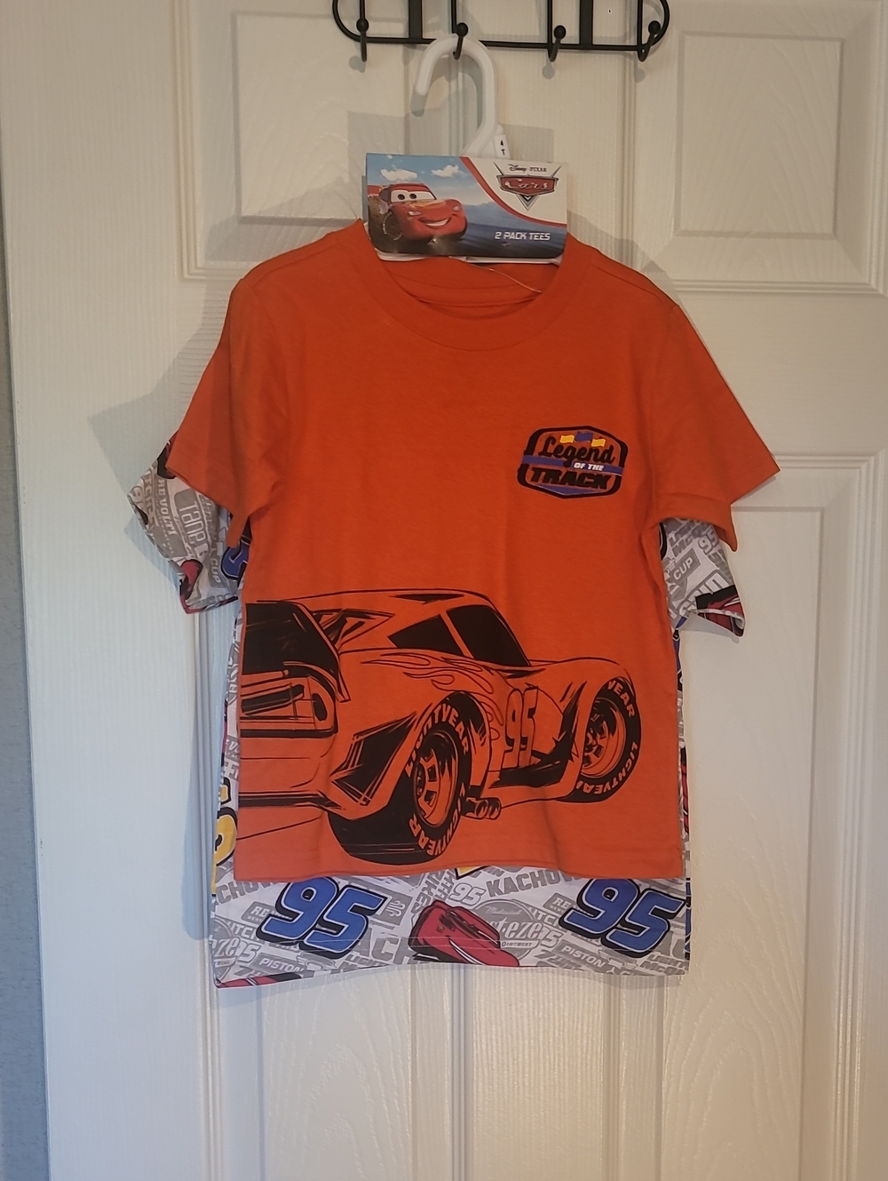 Disney Orange Lightning Race Graphic Tee